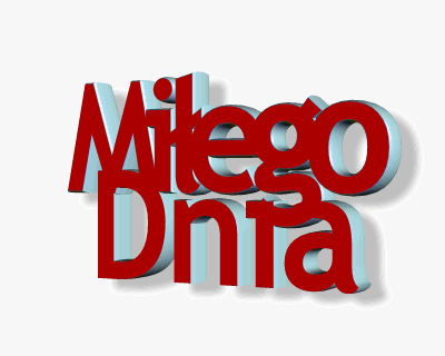 Animowany napis miłego dnia